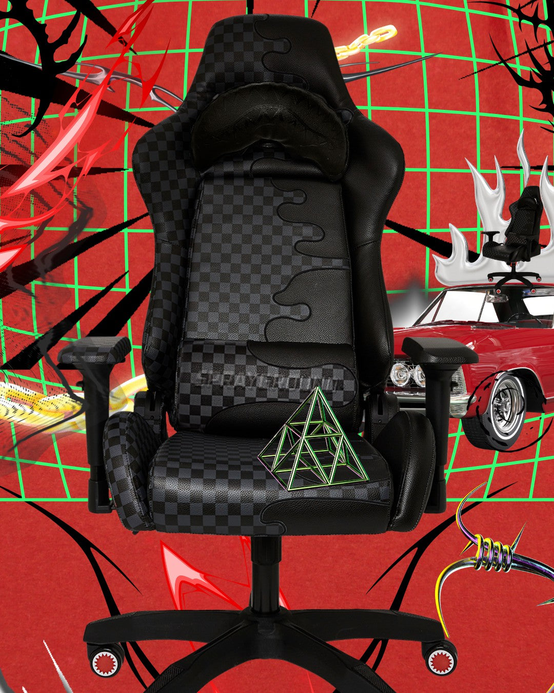 SPEED SHARK SIDE SWIPE GAMING CHAIR | Sprayground Clearance
