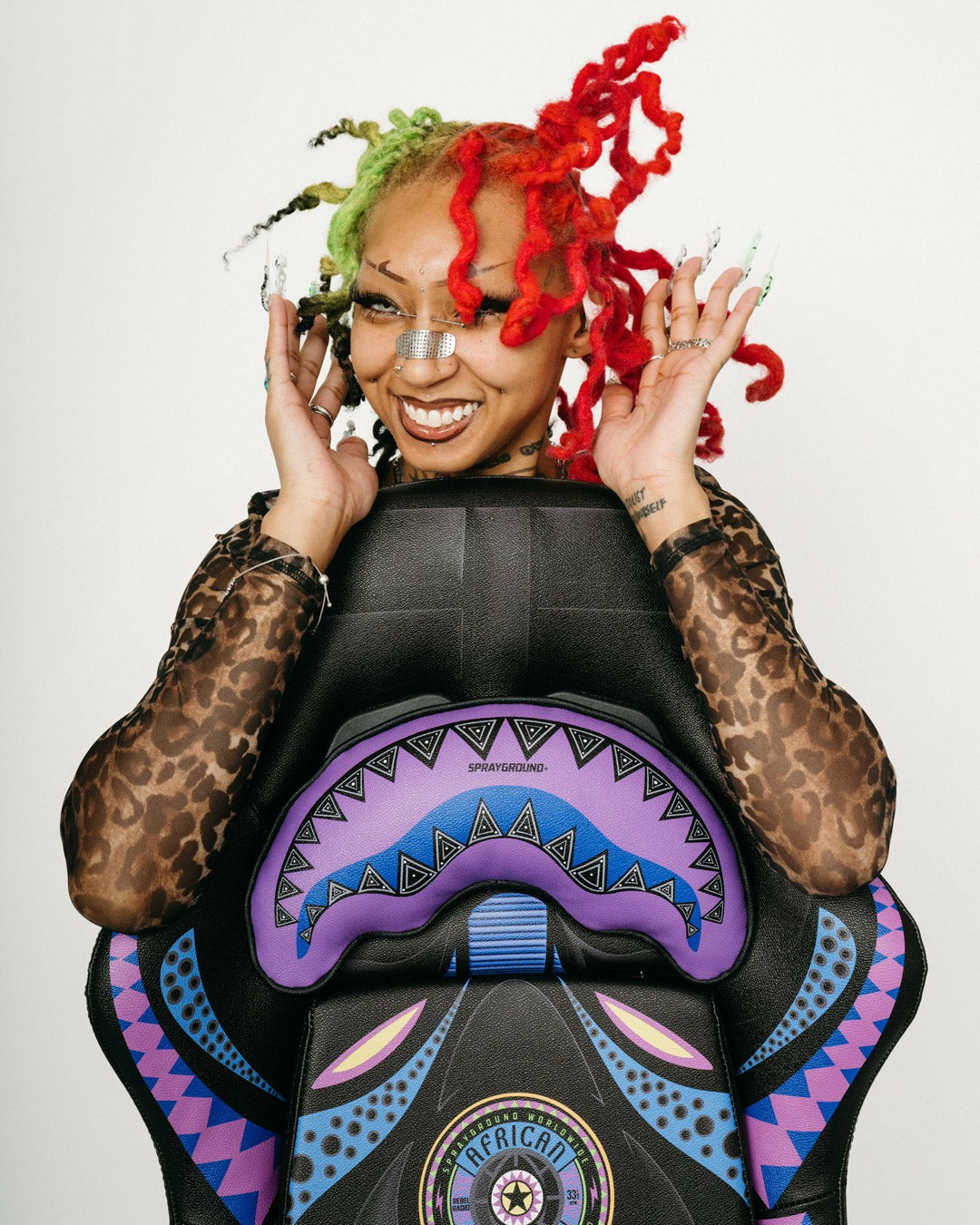 A.I. 12 BROOKLYN & BEYOND - SANDFLOWER COLLAB GAMING CHAIR | Sprayground Near Me