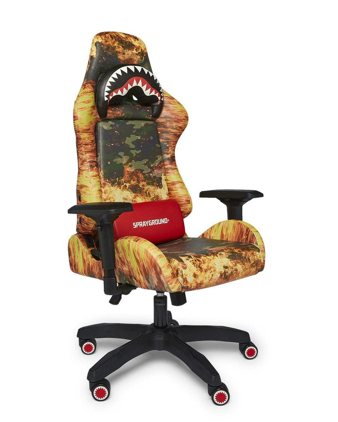 FIRE CAMO GAMING CHAIR - SUPER RARE | Sprayground US