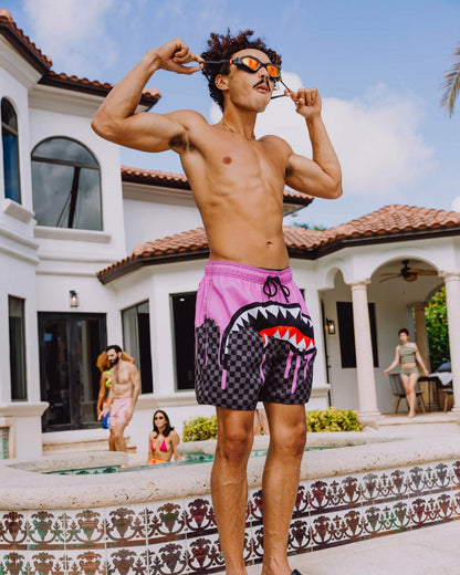 OCEAN DRIP CHECK SWIM SHORT | Sprayground for sale