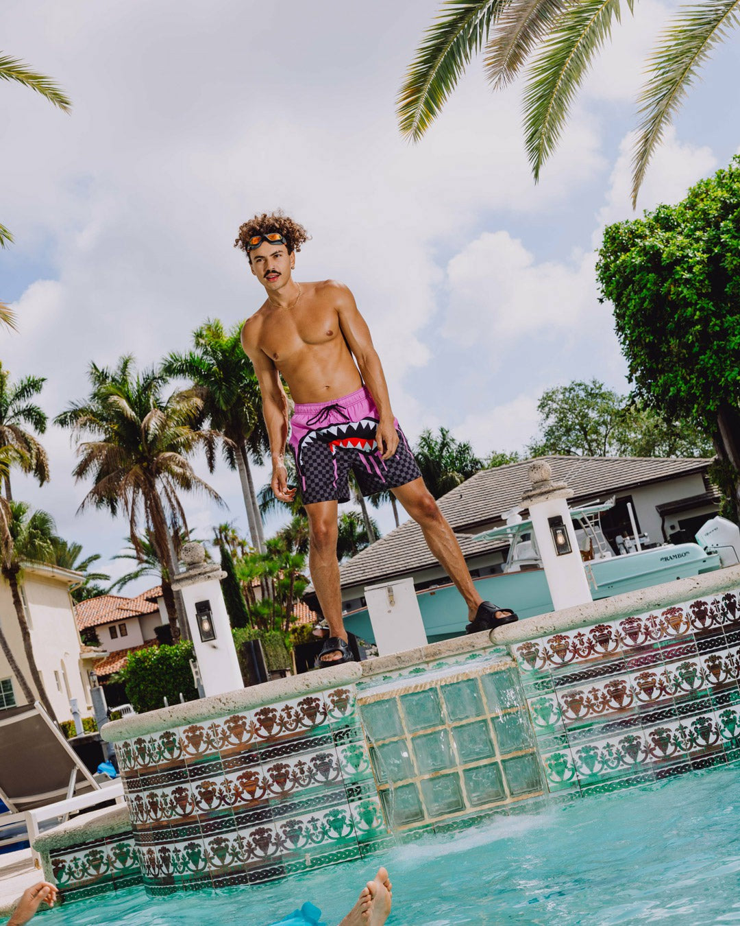 OCEAN DRIP CHECK SWIM SHORT | Sprayground for sale