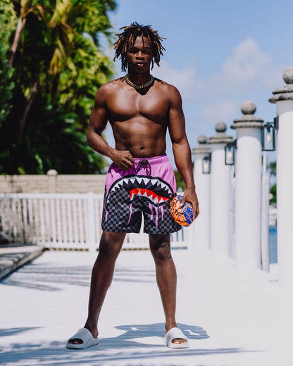 OCEAN DRIP CHECK SWIM SHORT | Sprayground for sale