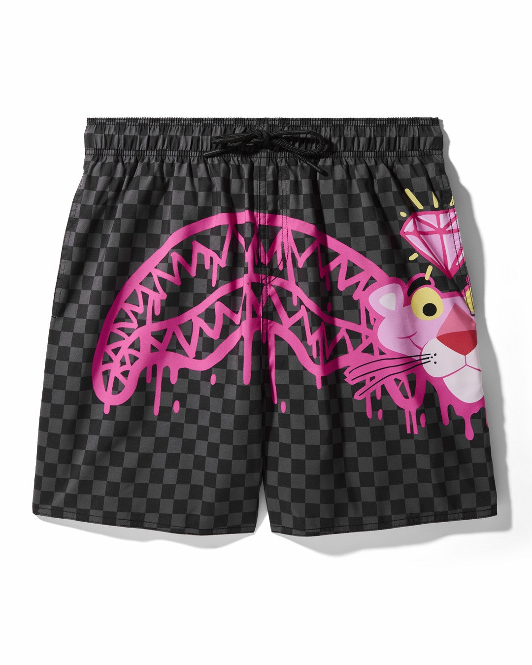 PINK PANTHER DIAMOND SHARK SWIM SHORTS | Sprayground for sale