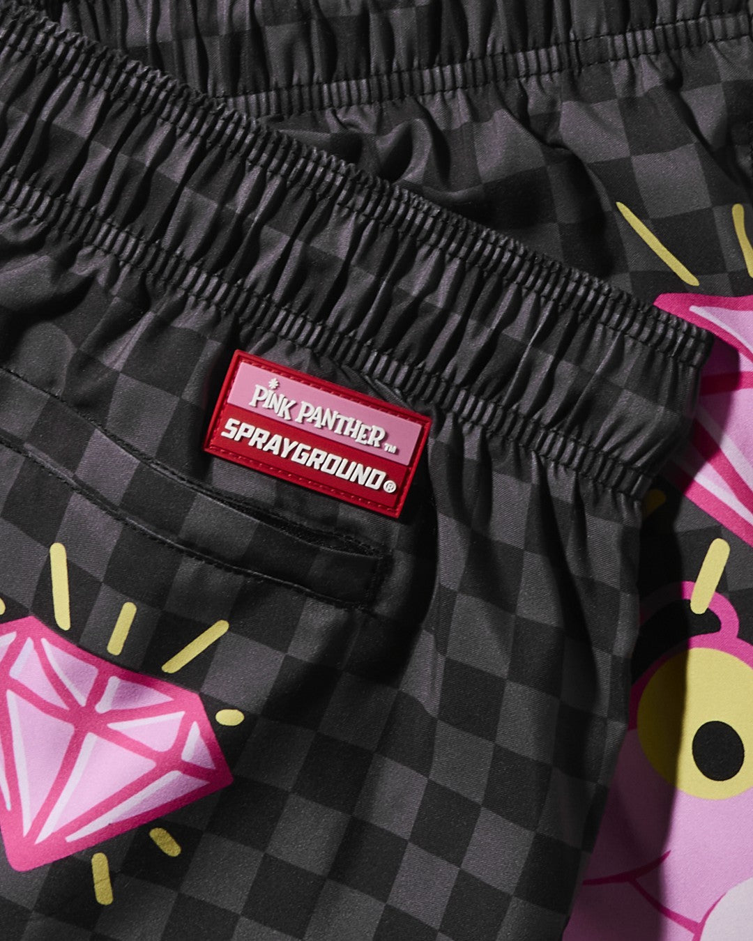 PINK PANTHER DIAMOND SHARK SWIM SHORTS | Sprayground for sale