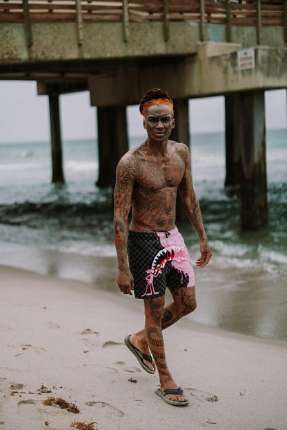 PINK PANTHER PINK PAINTER SWIM SHORTS | Sprayground Clearance