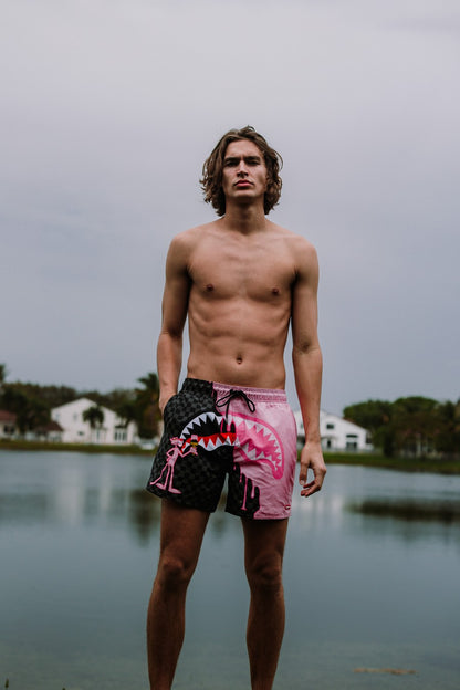 PINK PANTHER PINK PAINTER SWIM SHORTS | Sprayground Clearance