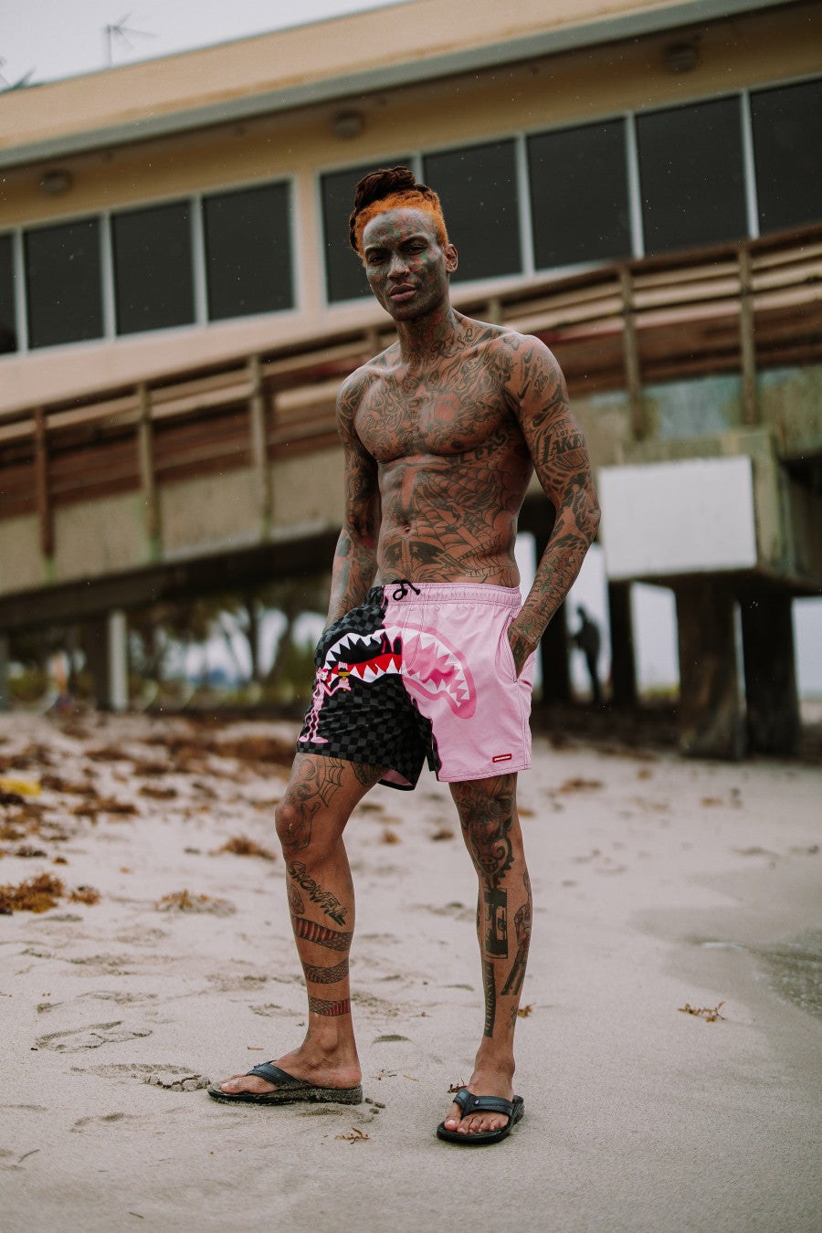 PINK PANTHER PINK PAINTER SWIM SHORTS | Sprayground Clearance