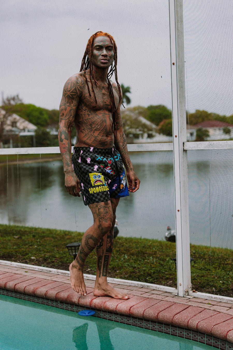 SPONGEBOB TOKYO BUBBLE SWIM SHORTS | Sprayground Online