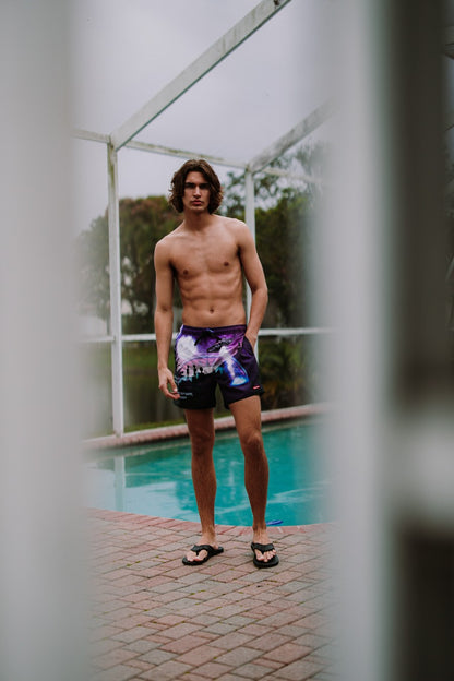LATE ONE NIGHT SWIM SHORTS | Sprayground US