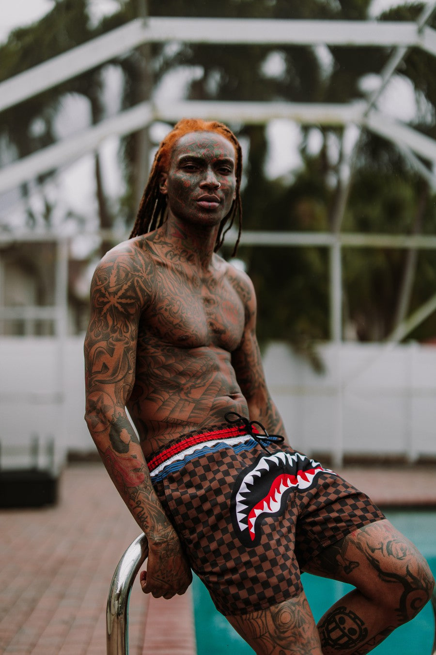 SHARKS IN PARIS GT SWIM SHORTS | Sprayground for sale