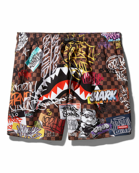 SHARKS IN PARIS JETSKI SWIM TRUNKS | Sprayground Near Me