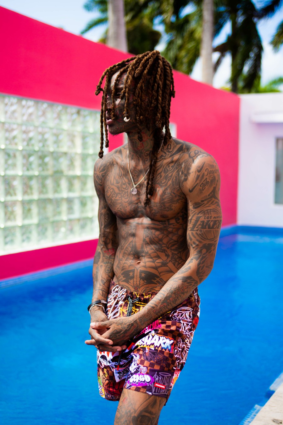SHARKS IN PARIS JETSKI SWIM TRUNKS | Sprayground Near Me