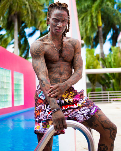 SHARKS IN PARIS JETSKI SWIM TRUNKS | Sprayground Near Me