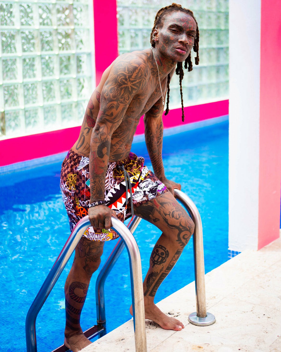 SHARKS IN PARIS JETSKI SWIM TRUNKS | Sprayground Near Me
