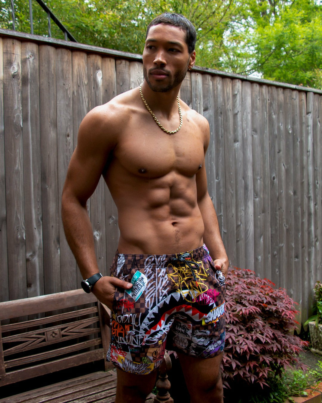 SHARKS IN PARIS JETSKI SWIM TRUNKS | Sprayground Near Me