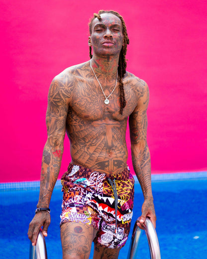 SHARKS IN PARIS JETSKI SWIM TRUNKS | Sprayground Near Me