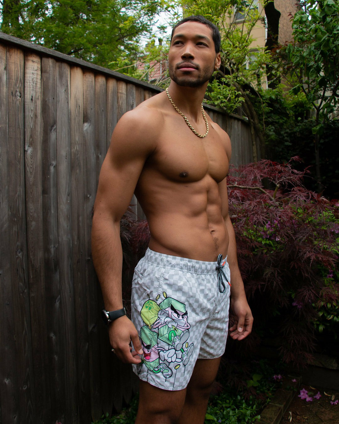 MONEY BOYS SANDBAR SWIM TRUNKS | Sprayground US