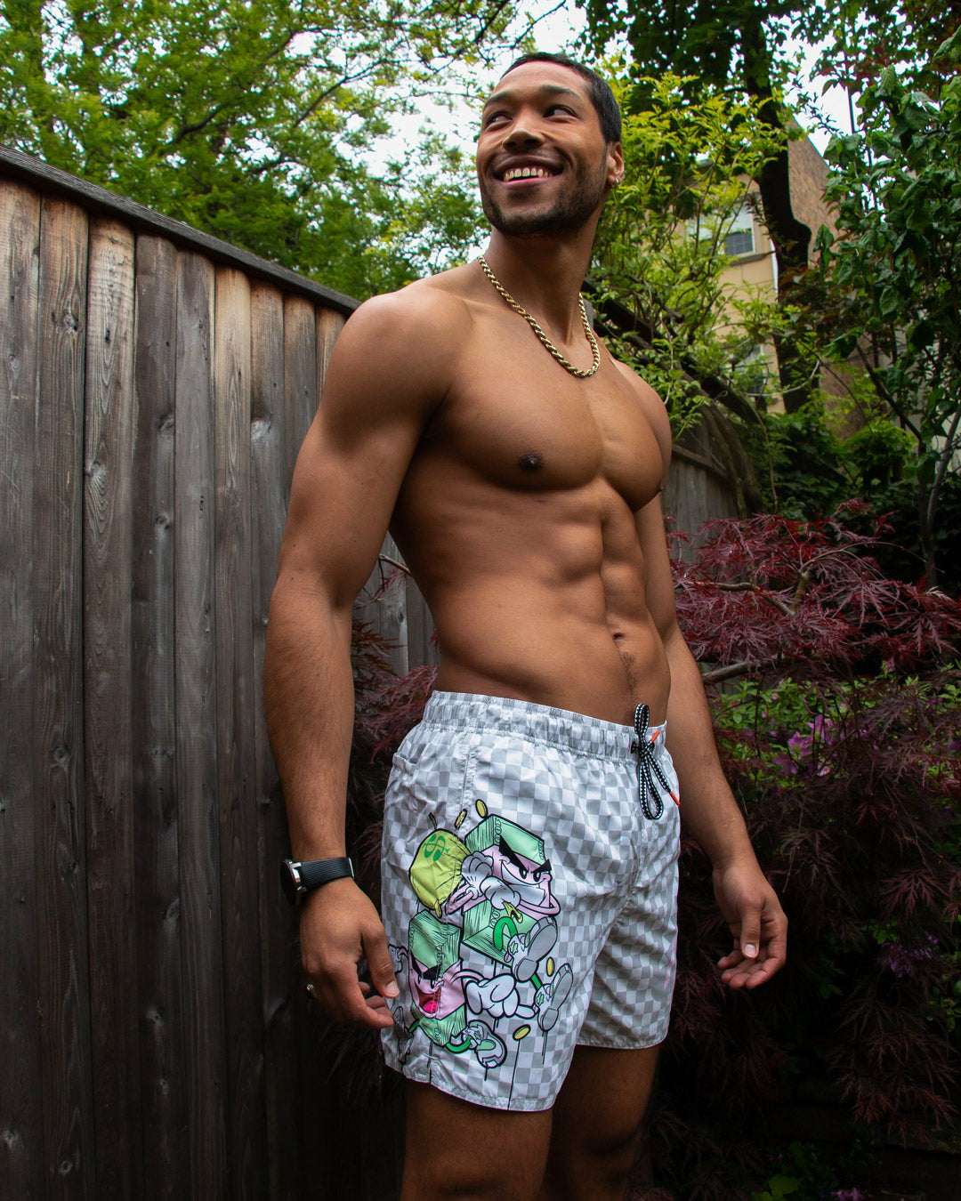 MONEY BOYS SANDBAR SWIM TRUNKS | Sprayground US
