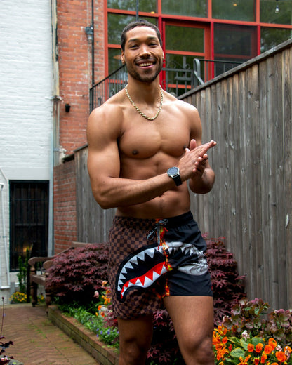 SHARKS IN PARIS UNSTOPPABLE SWIM TRUNKS | Sprayground for sale