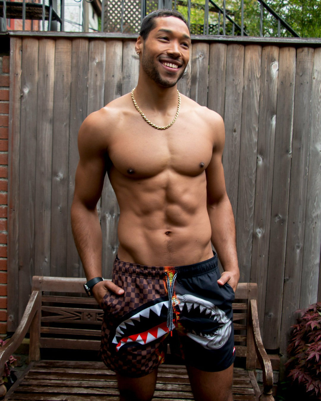 SHARKS IN PARIS UNSTOPPABLE SWIM TRUNKS | Sprayground for sale