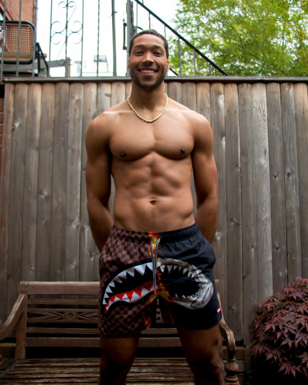 SHARKS IN PARIS UNSTOPPABLE SWIM TRUNKS | Sprayground for sale