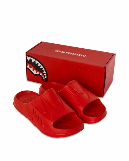 SHARK SLIDE (RED) | Sprayground Clearance