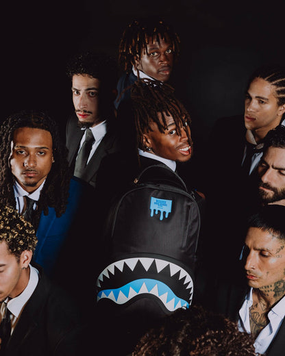 SHARK CENTRAL PASSPORT (BLUE) BACKPACK | Sprayground US