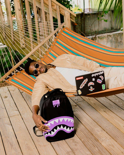 SHARK CENTRAL PASSPORT (PURPLE) BACKPACK | Sprayground Discount