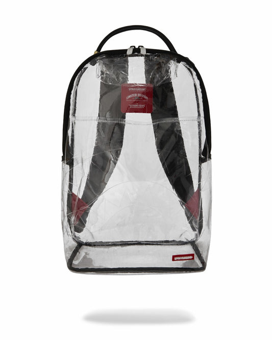 FULLY CLEAR EMBOSSED BOSS BACKPACK | Sprayground sale