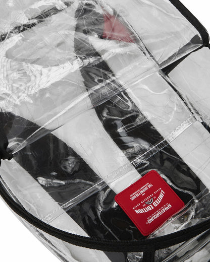 FULLY CLEAR EMBOSSED BOSS BACKPACK | Sprayground sale
