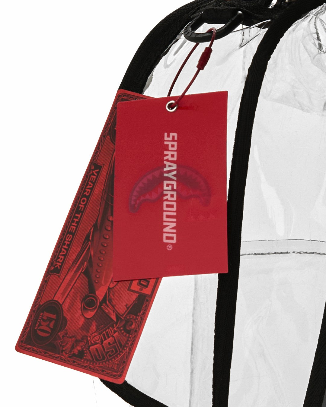 FULLY CLEAR EMBOSSED BOSS BACKPACK | Sprayground sale