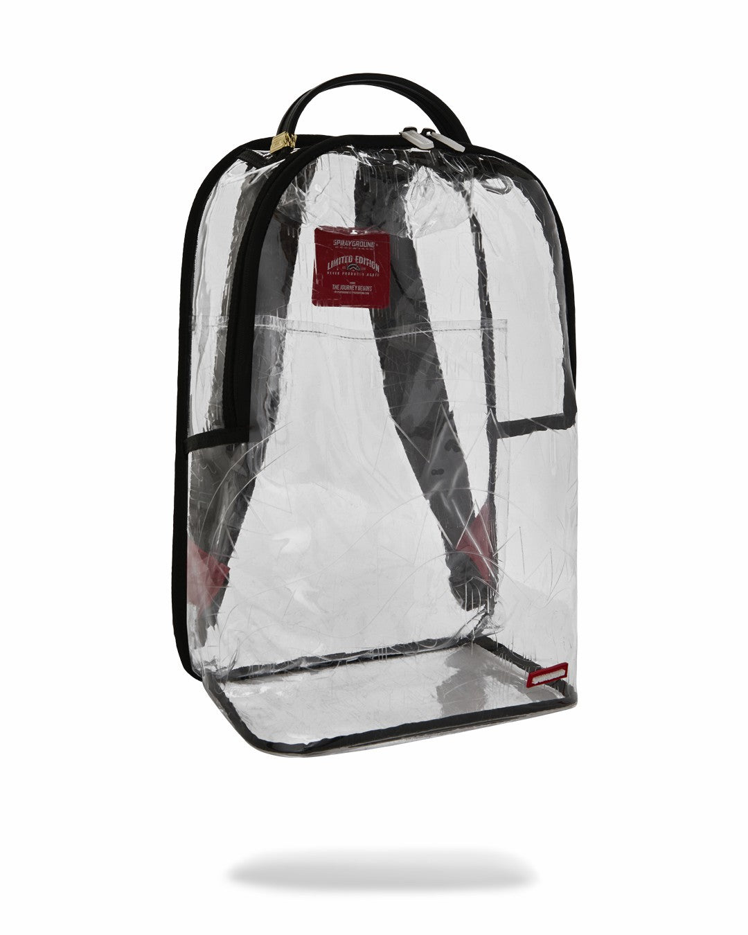 FULLY CLEAR EMBOSSED BOSS BACKPACK | Sprayground sale