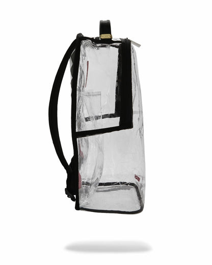FULLY CLEAR EMBOSSED BOSS BACKPACK | Sprayground sale