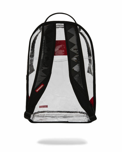 FULLY CLEAR EMBOSSED BOSS BACKPACK | Sprayground sale