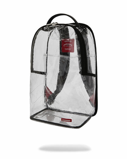 FULLY CLEAR EMBOSSED BOSS BACKPACK | Sprayground sale