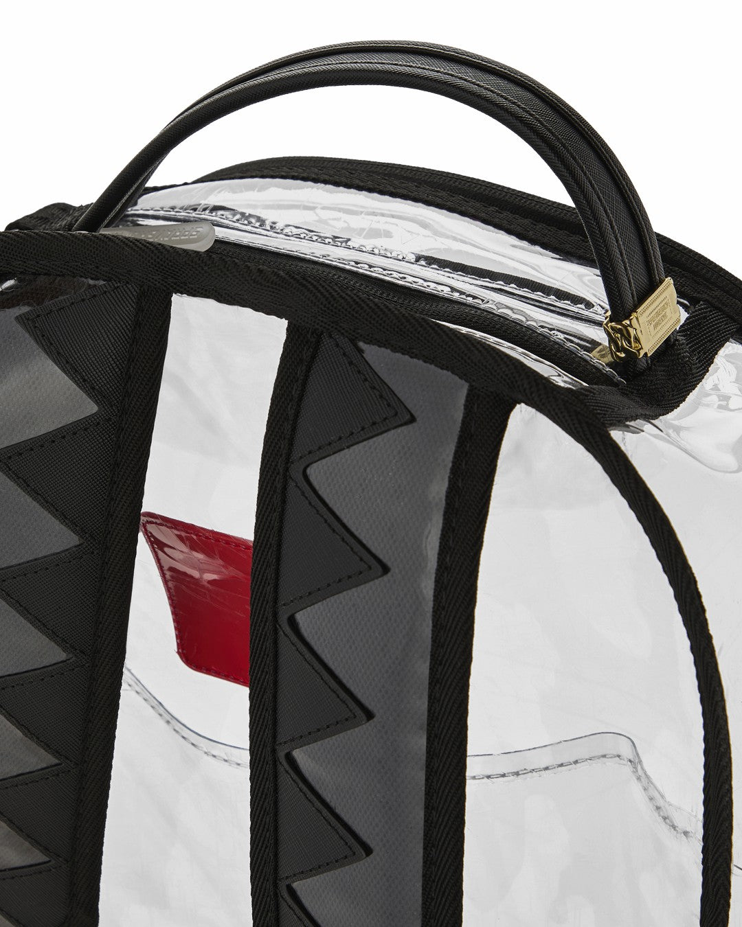 FULLY CLEAR EMBOSSED BOSS BACKPACK | Sprayground sale