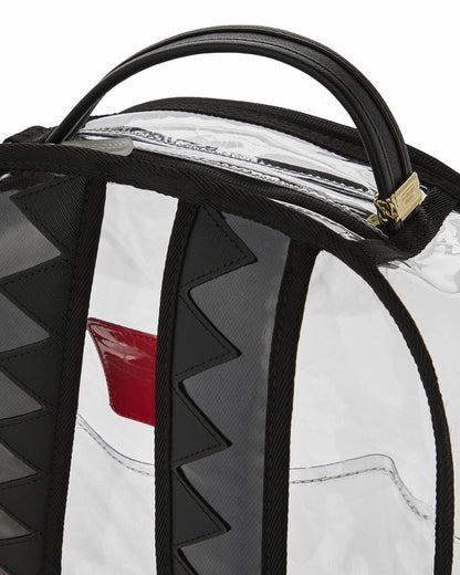 FULLY CLEAR EMBOSSED BOSS BACKPACK | Sprayground sale