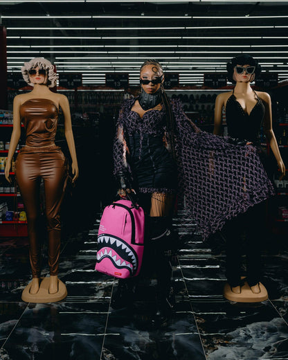 SHARK CENTRAL BUBBLE SHARK (PINK) BACKPACK | Sprayground for sale