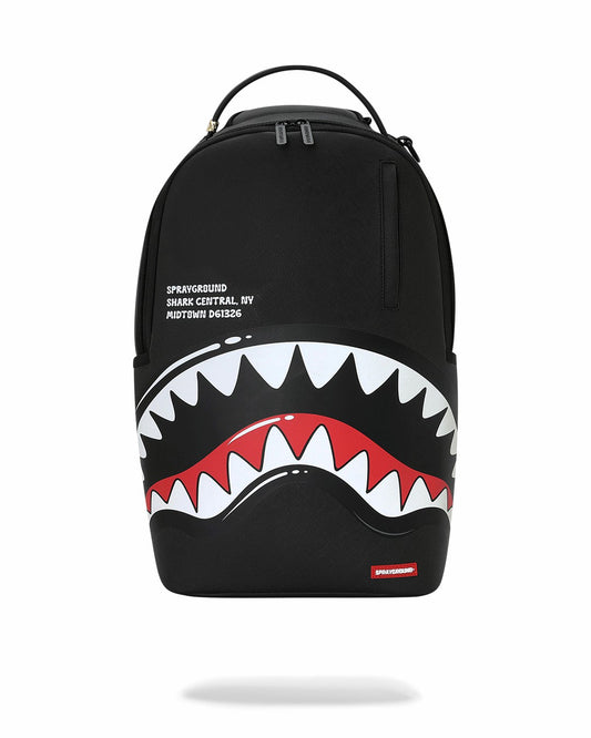 SHARK CENTRAL BUBBLE SHARK (BLK) BACKPACK | Sprayground Clearance