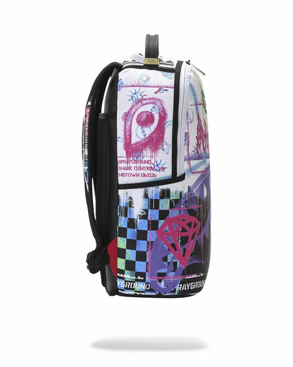 STENCIL PENCIL CONTINENTAL BACKPACK | Sprayground Discount