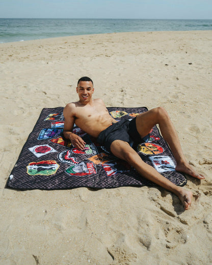 GLOBAL MOGUL UNLIMITED MILES PACKABLE BEACH MAT BLANKET WATER RESISTAN | Sprayground Discount