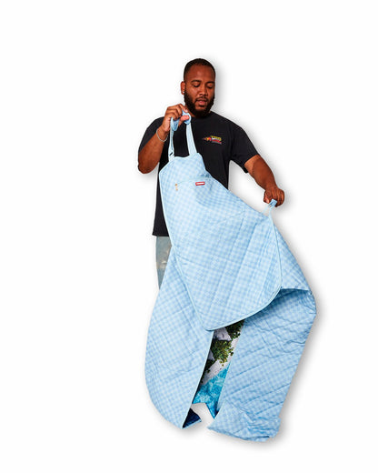 SHARK ISLAND PACKABLE BEACH MAT BLANKET WATER RESISTANT CONVERTIBLE TO | Sprayground for sale