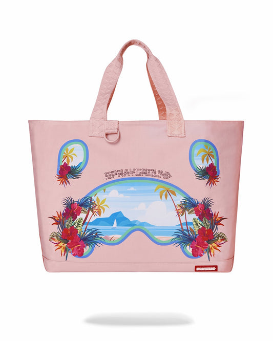 BORA BORA SHARK ISLAND VILLA BEACH TOTE | Sprayground Online