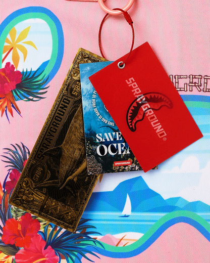 BORA BORA SHARK ISLAND VILLA BEACH TOTE | Sprayground Online