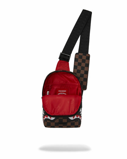 THE PRIVATE JET SHARK CLUB BACKPACK SLING | Sprayground for sale