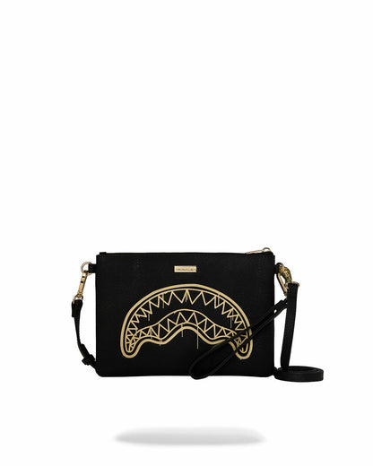 GOLD FANG CROSSOVER CLUTCH | Sprayground Discount