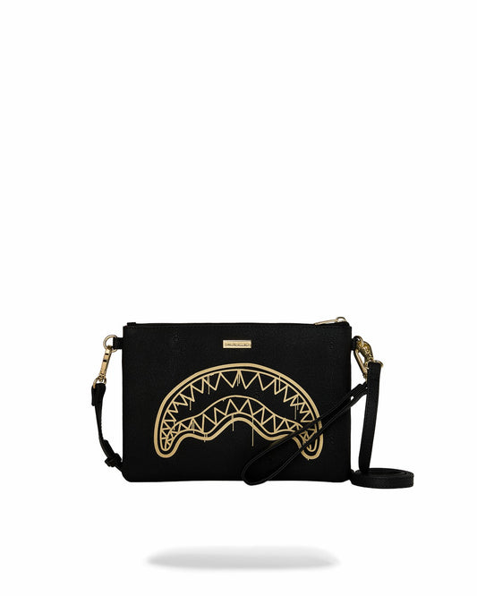 GOLD FANG CROSSOVER CLUTCH | Sprayground Discount