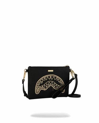 GOLD FANG CROSSOVER CLUTCH | Sprayground Discount