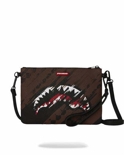 SHARKS IN PARIS NIGHT DRIFT CROSSOVER CLUTCH | Sprayground for sale