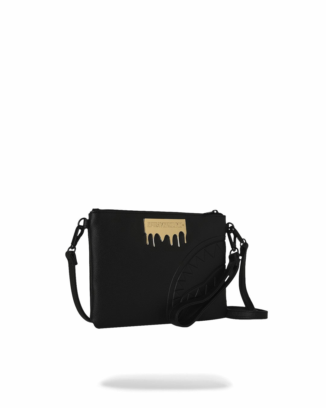 GOLD BRICK DRIP CROSSOVER CLUTCH | Sprayground Discount